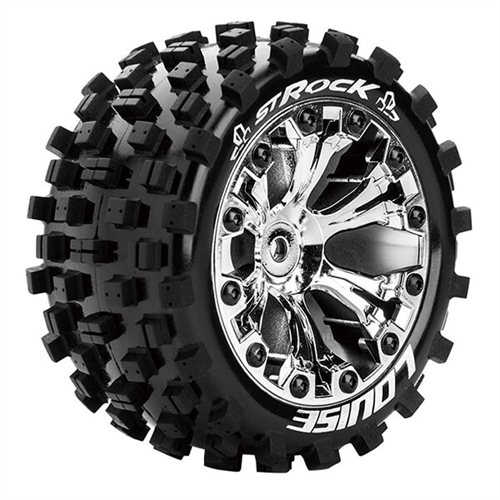 LOUISE RC ST-ROCK 1/10 SOFT 0 OFFSET/CHROME EP STAMPEDE 2WD